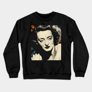 vintage bette davis (1926-1989) Crewneck Sweatshirt